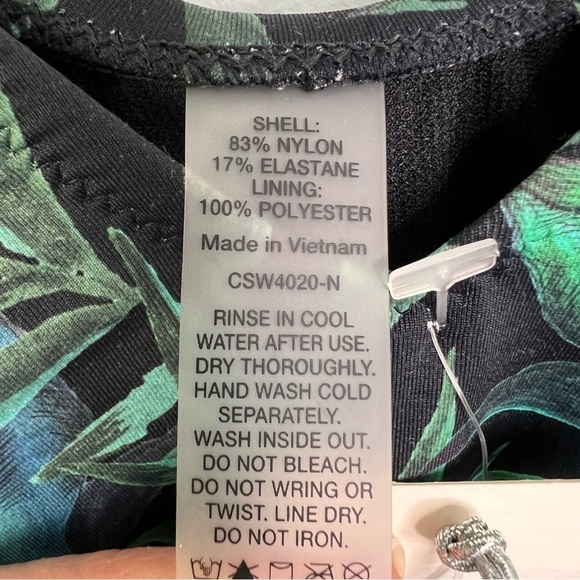 Johnny Was Calla Lily Wrap Tankini Swim Top - Picture 12 of 12